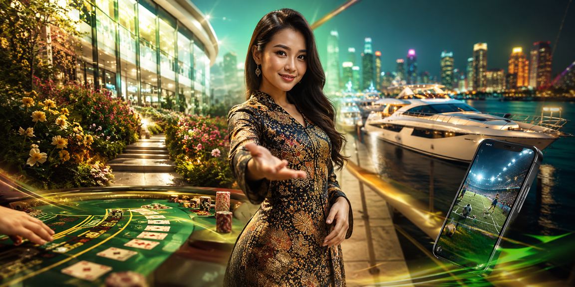 Antaramuka permainan baccarat klasik gaya Malaysia